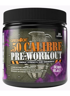 Grenade Grenade 50 Calibre Pre Workout Devastation - Berry Blast, 20 Servings 
