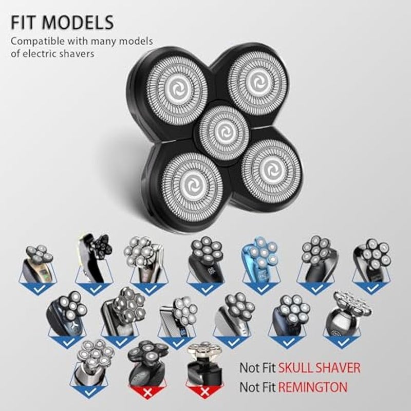 4 Pack Blades Refills Compatible with Freebird Shaver - Image 3