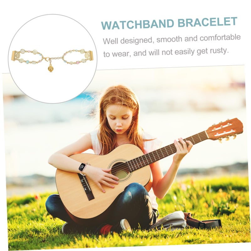 Golden Handmade Luminous Watchband And Comfortable Bracelet For Ladies - Image 4
