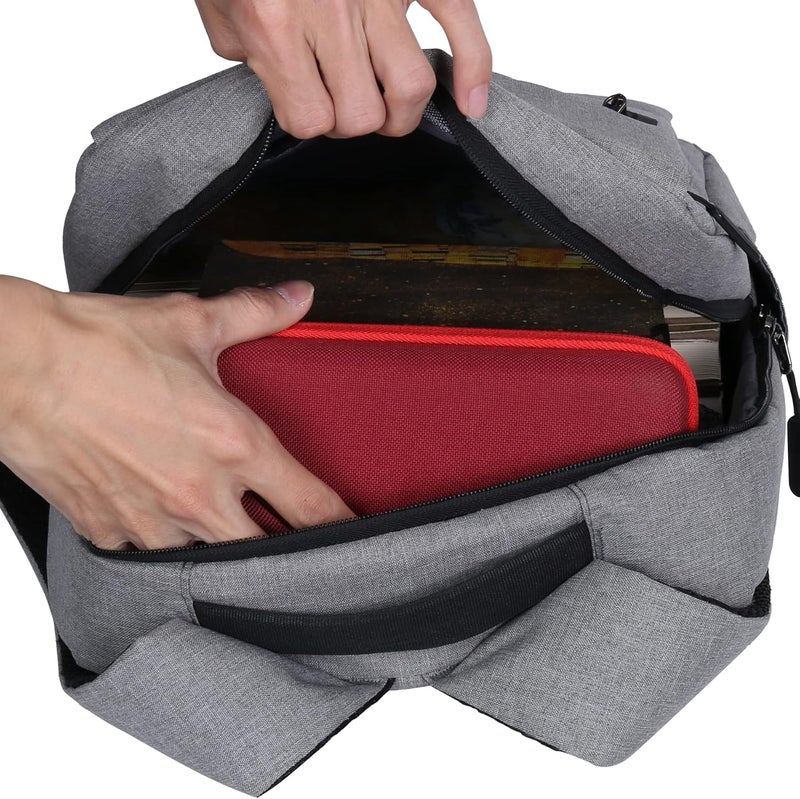 Khanka Stroage Case for Texas Instruments TI - 84 Python/TI-83 Plus/TI-84 Plus/TI-84 Plus CE Color Graphing Calculator, Case Only (Radical Red) - Image 2