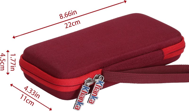 Khanka Stroage Case for Texas Instruments TI - 84 Python/TI-83 Plus/TI-84 Plus/TI-84 Plus CE Color Graphing Calculator, Case Only (Radical Red) - Image 4