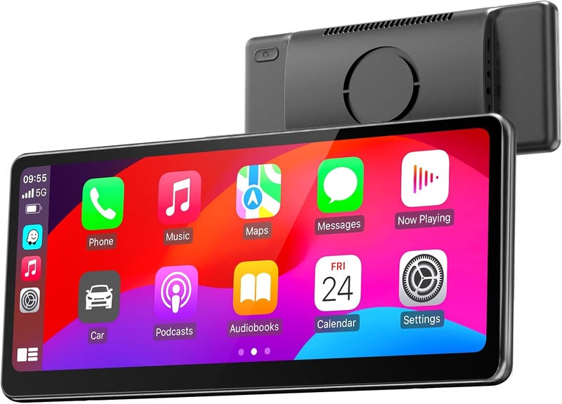 MINIX 8.9 Inch Wireless CarPlay Touchscreen with 1920 x 720 HD Display - Image 1