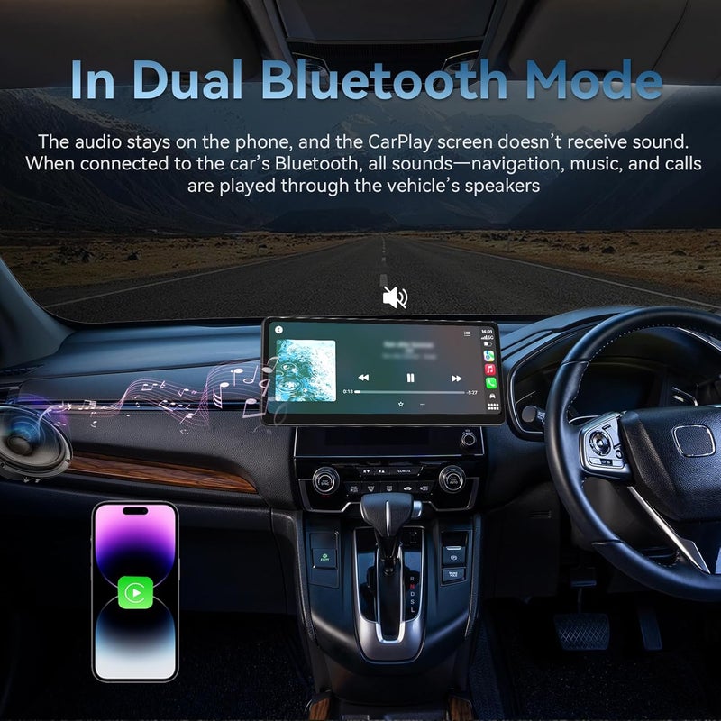 MINIX 8.9 Inch Wireless CarPlay Touchscreen with 1920 x 720 HD Display - Image 5