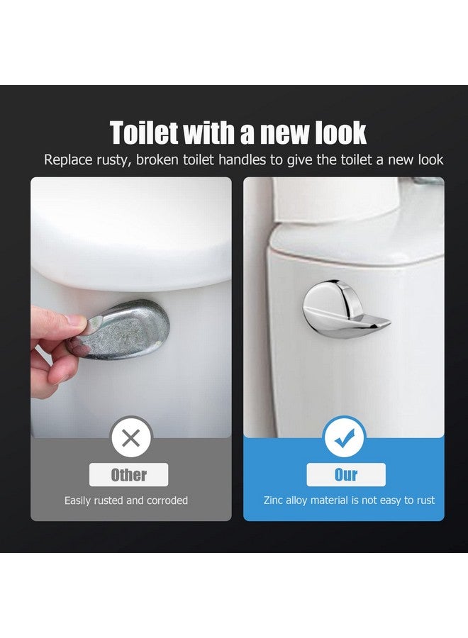 Ancable for TOTO Toilet Handle Replacement Parts Kit, Universal THU068#CP Trip Lvr for St743S Side Mount Toilet Flush Tank Lever Handle for TOTO Kohler Toilet Tank, 1-Pack Copper Lever - Image 4