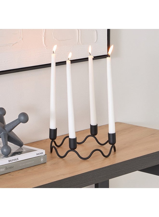 Home Box Calot Metal Multi Taper Candleholder 20 x 20 x 7 cm - Image 1