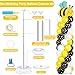 Naozinebi 2 Sets Bee Birthday Party Balloon Column Stand Kit With 102 Bumble Bee Foil 557Ft Adjustable Balloon Tower Stand With Base Honey Bees Arch Column for Gender Reveal Birthday Baby Shower Party Supplies - Image 4