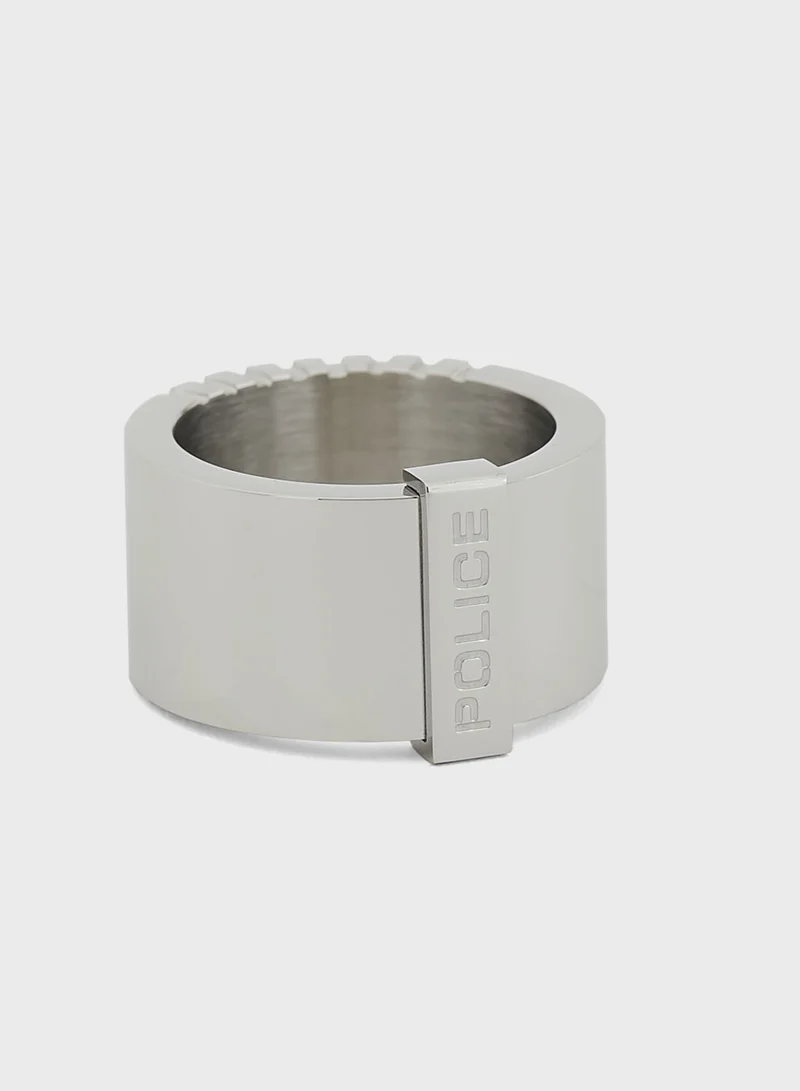 POLICE Gear Logo Ring