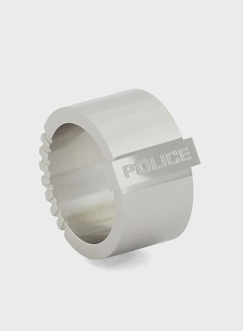 POLICE Gear Logo Ring