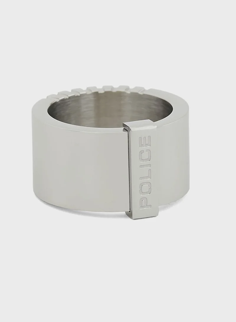 POLICE Gear Logo Ring