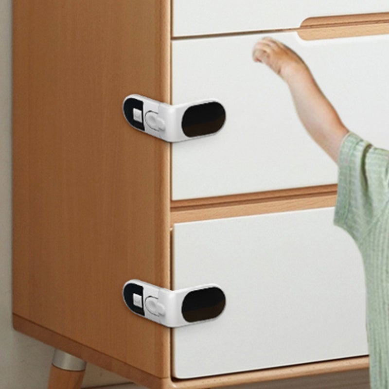 Baby Safety Cabinet Locks, Durable ABS Material, One-Key Switch for Easy Use - Image 4