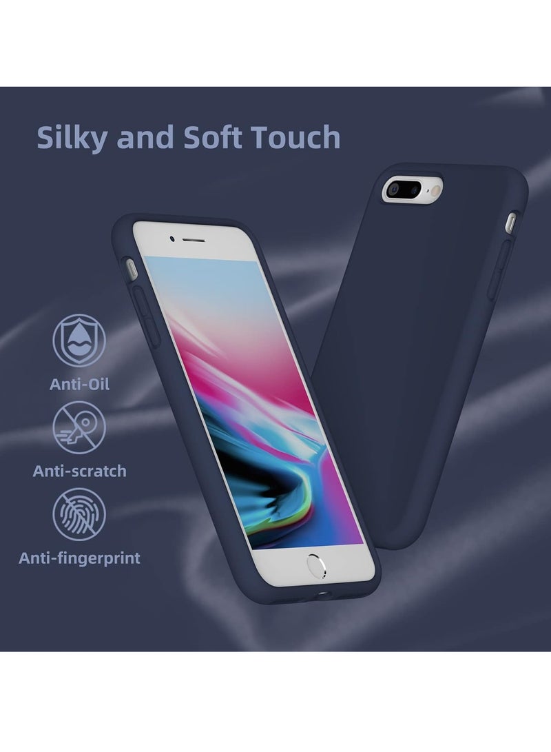 MIGOFAST Soft Silicone Gel Rubber Bumper Case Microfiber Lining Hard Shell Shockproof Full-body Protective Case Cover for iPhone 7 Plus iPhone 8 Plus - Image 3