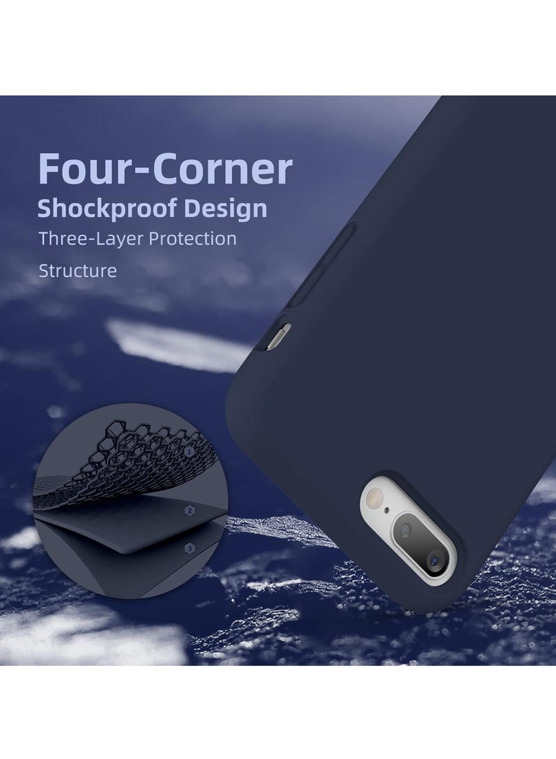 MIGOFAST Soft Silicone Gel Rubber Bumper Case Microfiber Lining Hard Shell Shockproof Full-body Protective Case Cover for iPhone 7 Plus iPhone 8 Plus - Image 5