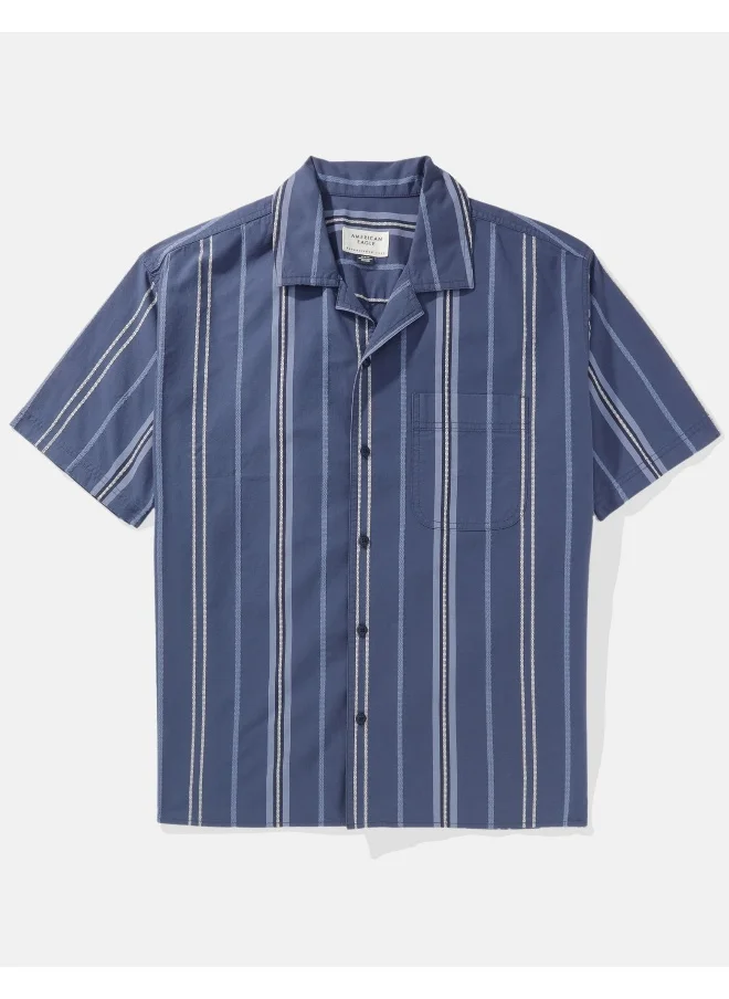 امريكان ايجل Relax Fit Tropical Printed  Shirt