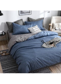 Sharpdo 4PCS Bedding Set,Queen Size Soft and Breathable Microfiber Beautiful Design Duvet Cover Set ,set includes 1 Comforter Cover, 1 Fitted Bedsheet, 4 Pillowcases  - Image 2