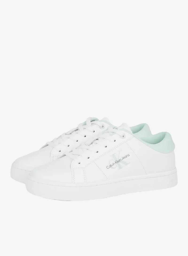 Calvin Klein Jeans Classic Cupsole Low Lace-Up Leather Sneakers