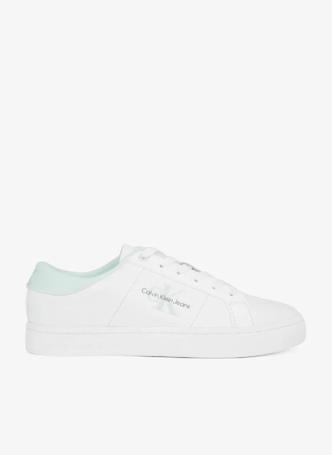 Calvin Klein Jeans Classic Cupsole Low Lace-Up Leather Sneakers