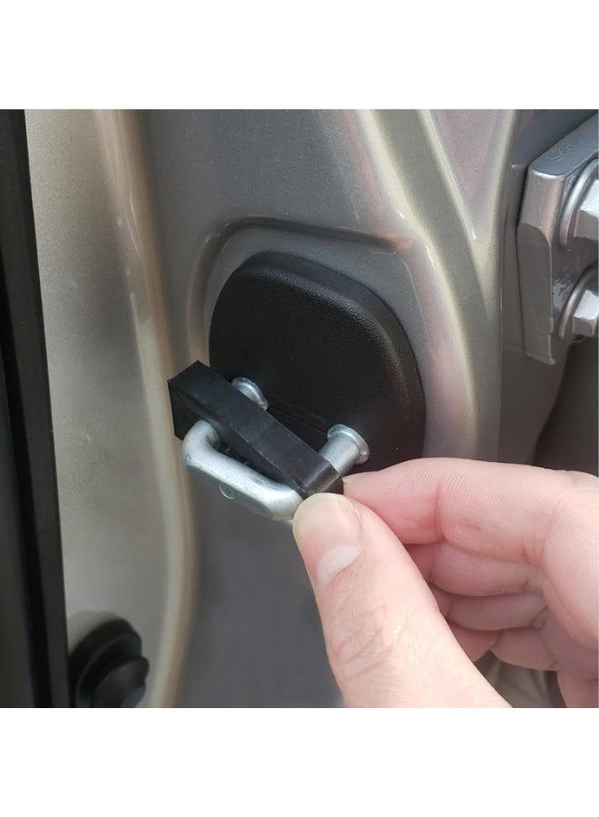 KOWVOWZ Car Door Lock Sound Deadener, 4 Pcs Soundproof Door Lock Damper, Door Lock Buffer Shock Absorber - Image 2