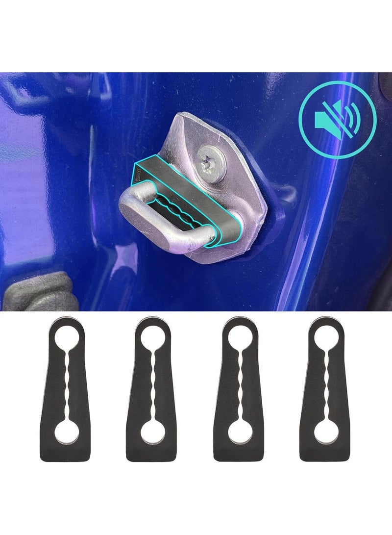 KOWVOWZ Car Door Lock Sound Deadener, 4 Pcs Soundproof Door Lock Damper, Door Lock Buffer Shock Absorber - Image 5