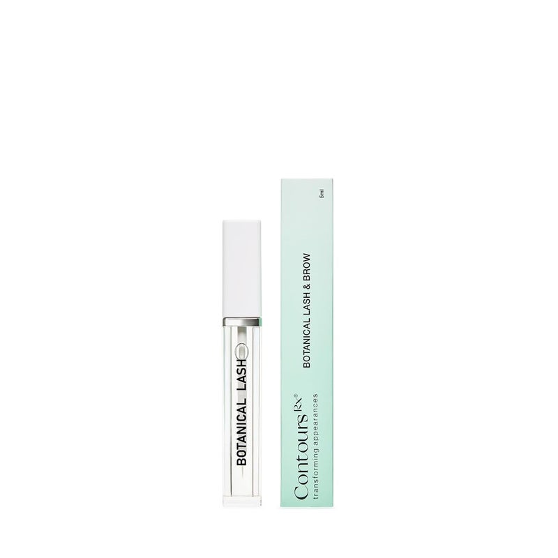 Contours RX Contours Rx Botanical Lash and Brow Serum - Enhancing Eyebrow Growth & Eyelash Serum with Biotin Oil, Hyaluronic Acid Peptides & Plant Stem Cells - Stronger, Thicker & Fuller Lashes (5 ml) 