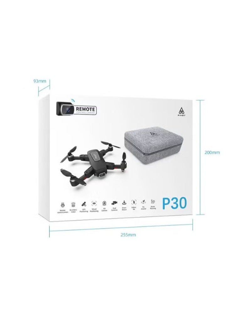 Dreamzon P30 Plus 4K Drone Black - With Dual Camera, WIFI & Remote  - Image 2