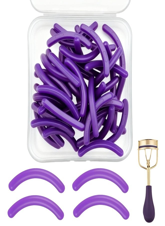 Pdtwq Compaitble with Tarte Picture Perfect Eyelash Curler Refills,36Pack Replacement Rubber Refills Fit for Tarte Eyelash Curler,Purple. - Image 1