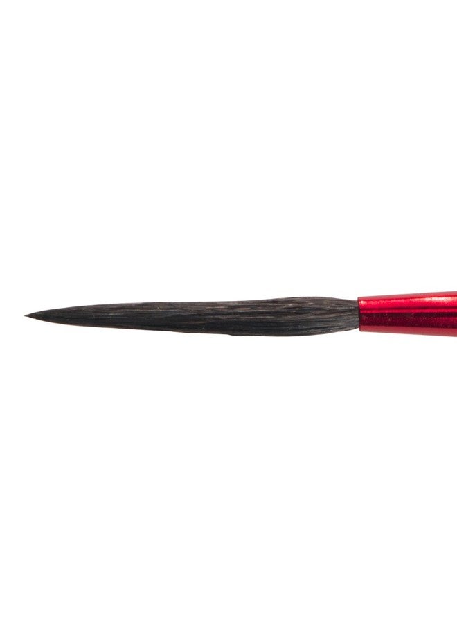 Mack Brush Andrew Mack Wizard Black Widow Scroll Striper Brush Series WBW Size 2 - Image 2