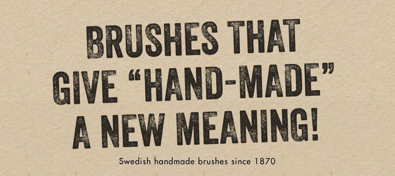 Iris Hantverk Oak and Horse Hair/Tampico Bath Brush - Image 3