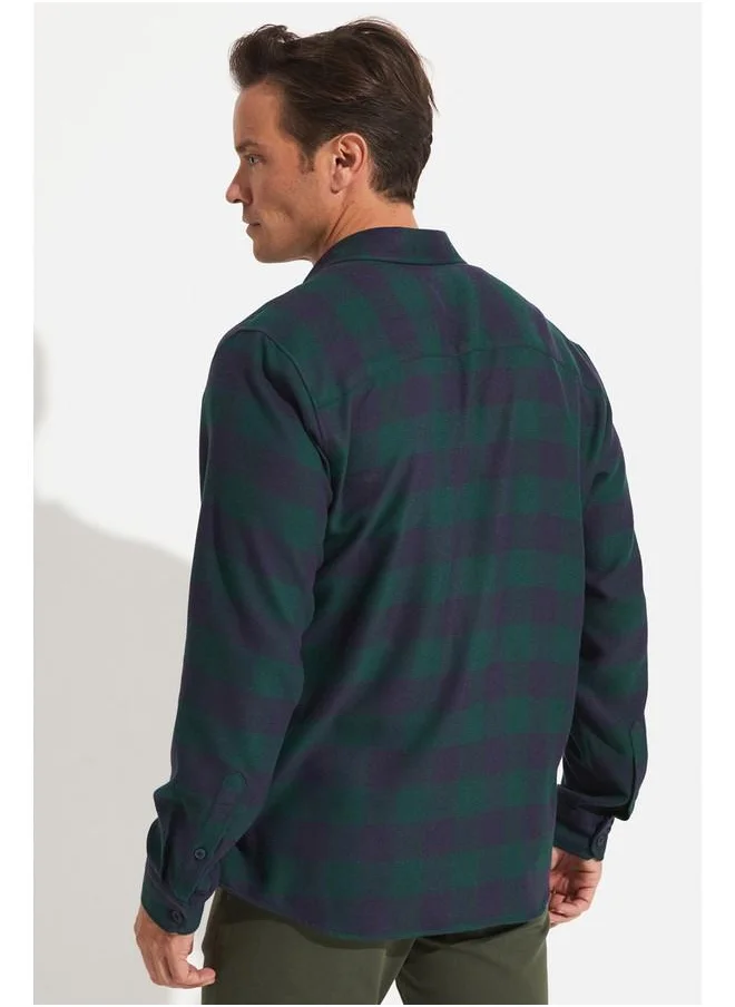 جون June Men Shirt Indigo