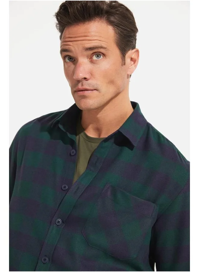 جون June Men Shirt Indigo