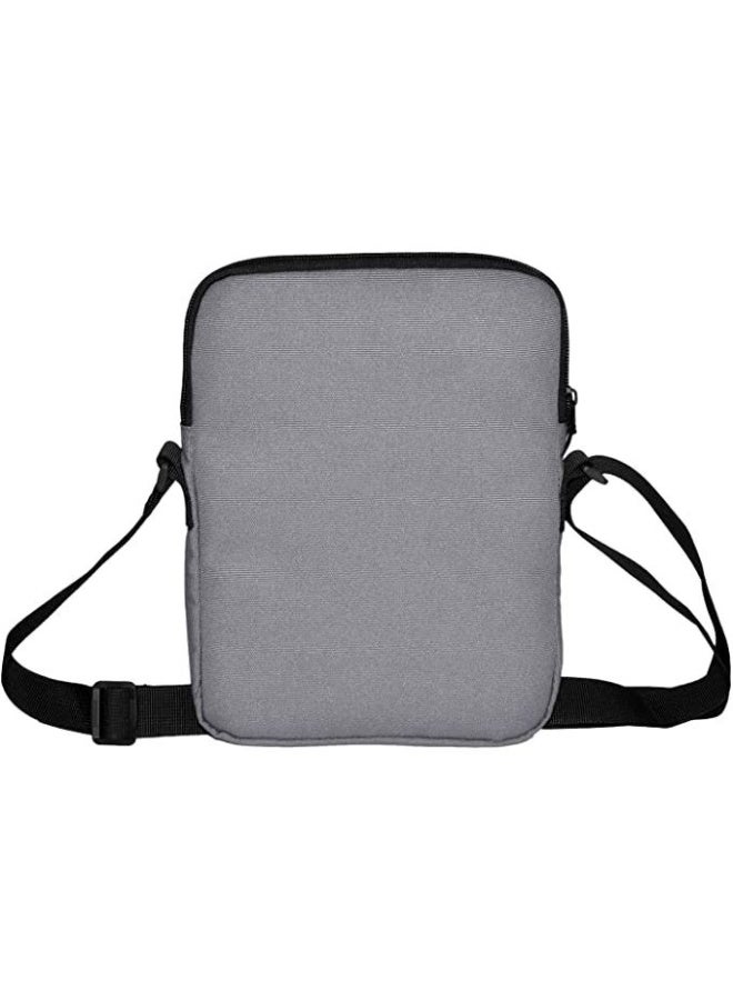Iconz Vienna Cross Body Shoulder Bag, Lightweight Messenger Bag with Adjustable Strap, Multiple Pockets for Tablet Documents, Light Grey - Image 3