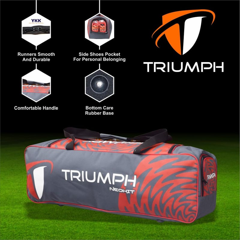 TRIUMPH حقائب هولدا للكرicket UNIKIT-99 رمادي/برتقالي - Image 2