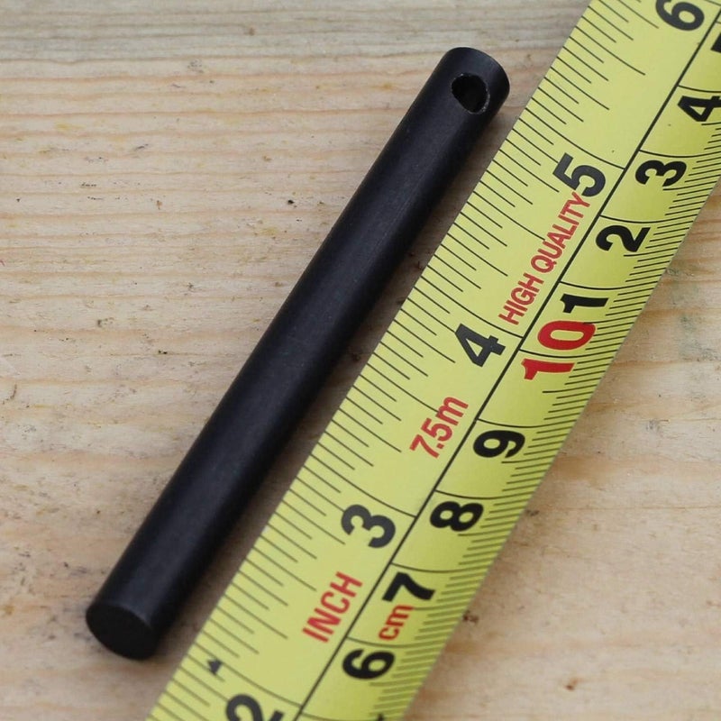 bayite Survival Drilled Ferrocerium Ferro Rod Flint Fire Starter Rods with Keychain Ring 3.14 Inch Pack of 3 - Image 3