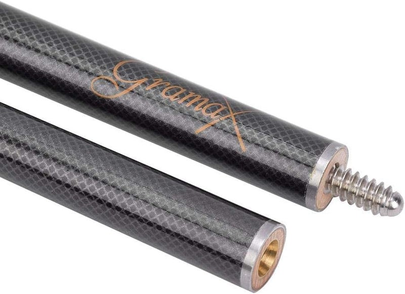 JBB Snooker and Pool Cue Stick, Carbon Fiber, Half Joint, 9mm (Black) - Image 4