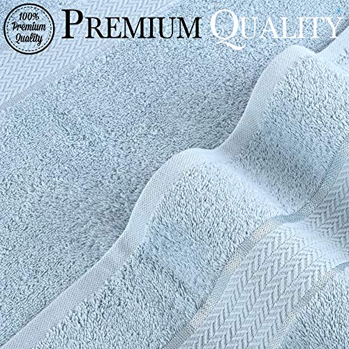 CRAFTBERRY 6 Piece Luxury Bath Towel Set - 100% Cotton, Quick Dry, Absorbent, Soft & Plush - Gym, Spa, Hotel, Pool, Shower Towels - Image 2