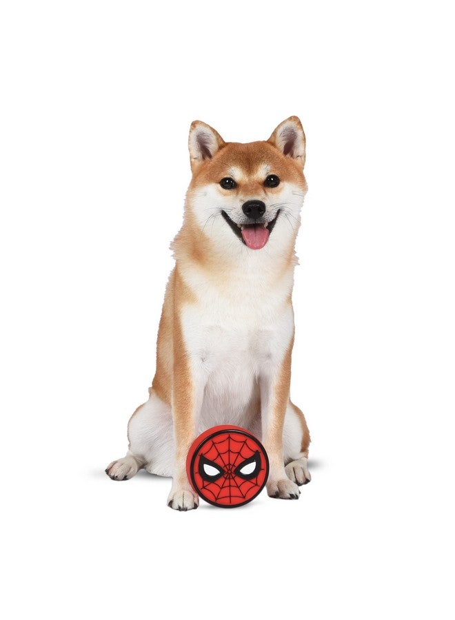 Marvel Comics for Pets Vinyl Spider-Man Dog Toy | Small Squeaky Dog Toy Spiderman Logo | Spiderman Toys for Pets, Marvel Comics Collection Squeaky Dog Toys Small Dog Toy, 4 Inch - Image 3