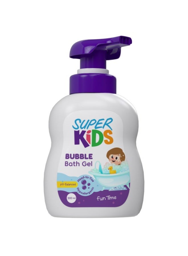 Super Kids Bubble Bath Gel 300 ml - Fun Time