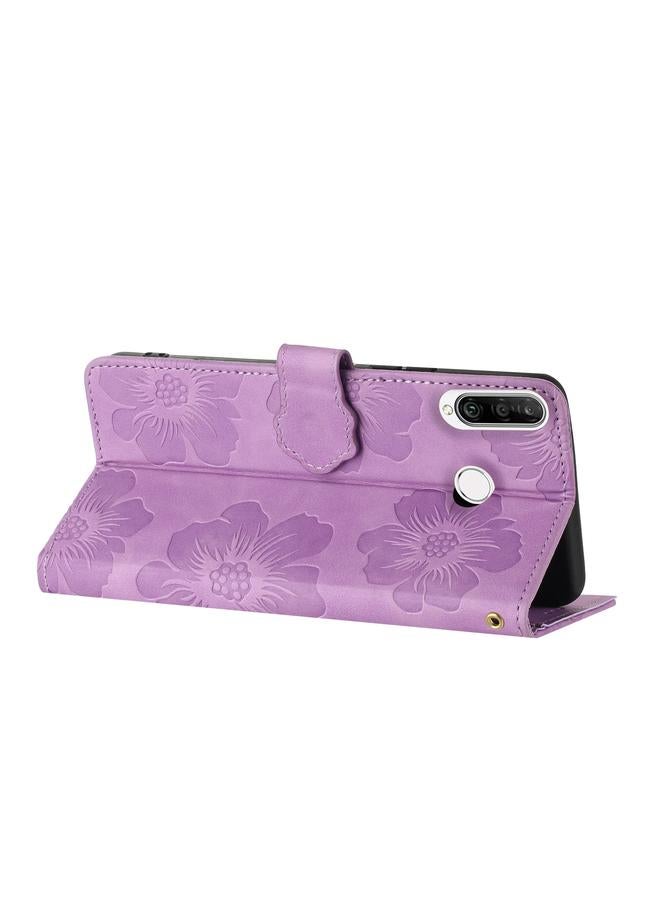 اس-توب جراب هاتف Huawei P30 lite من الجلد بنقشة زهور - Image 5