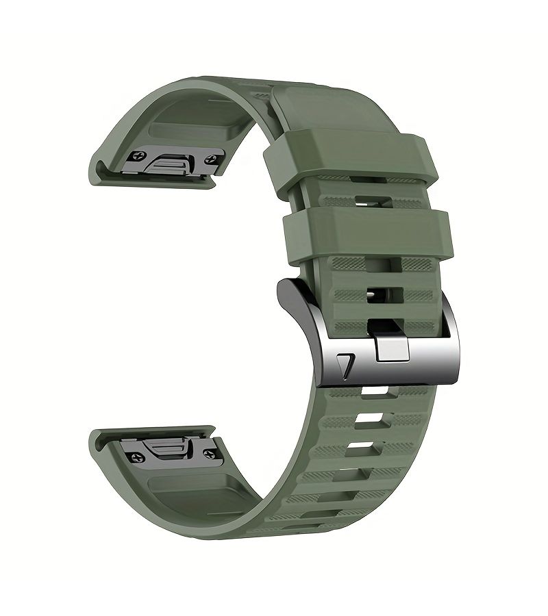 حزام رياضي برتقالي مقاس 22 مم سريع التثبيت متوافق مع ساعة Garmin Fenix 7 Pro - Image 5