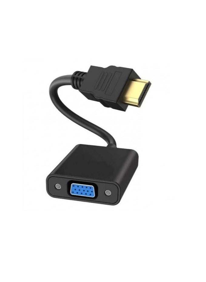 FUJISHKA - HDMI to VGA Adapter, HDMI Male to VGA Female cable, 15Cm - Image 1