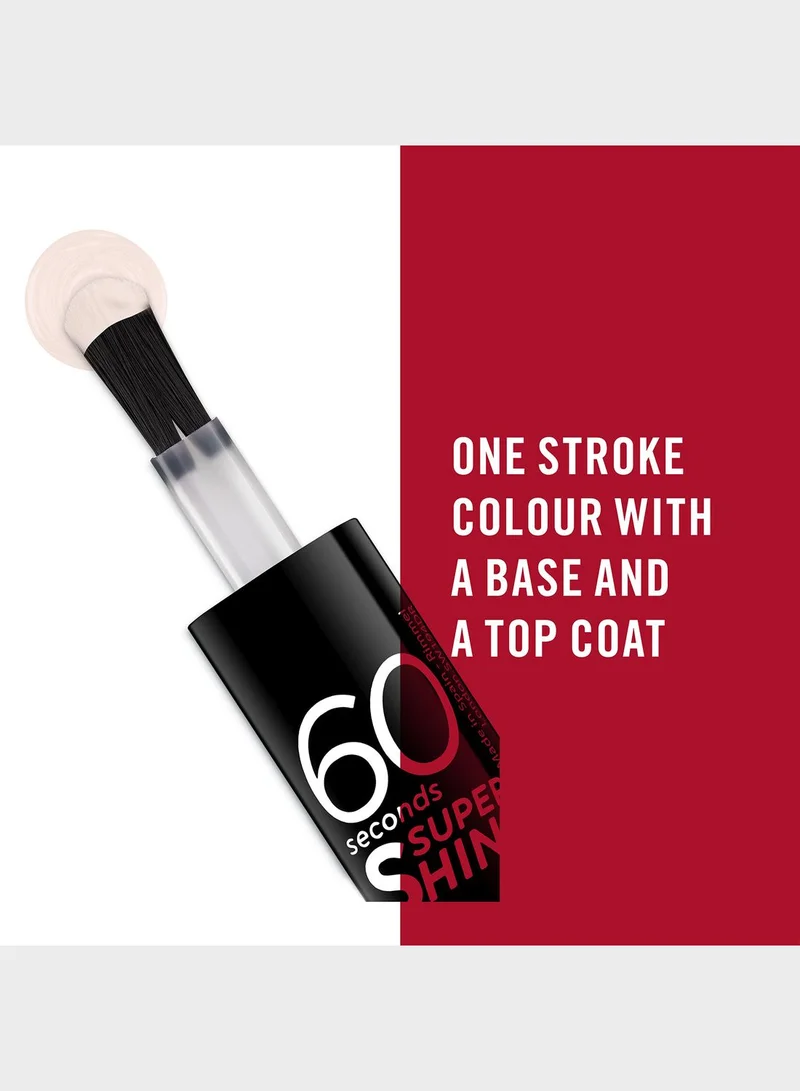 RIMMEL LONDON Rimmel 60 Seconds Super Shine Nail Polish – 718 – Kiss A Sailor, 8ml