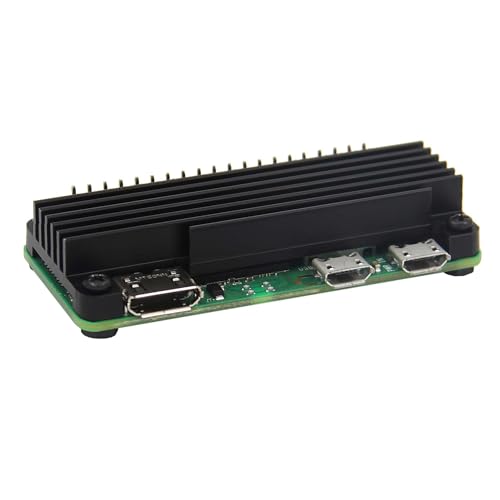 Geekworm Raspberry Pi Zero 2 W Heatsink C296, 10mm Aluminumn Alloy Heatsink Radiator Compatible with Raspberry Pi Zero 2W / Pi Zero W/Pi Zero - Image 1