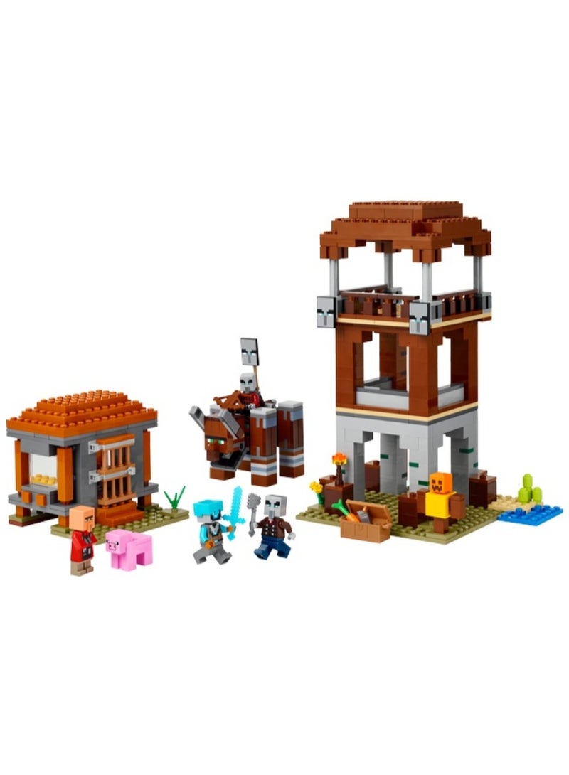 LEGO Minecraft The Pillager Outpost & Ravager Building Set - Image 2