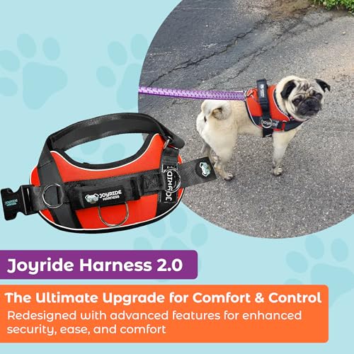 Joyride Harness 2.0 - The Original Side Ring No Pull Dog Harness - No Choke, Escape Proof, Reflective, 3 Leash Clips, Quick Fit Pet Vest - Easy Walks & Training - for Small, Medium & Large Dogs - Image 3