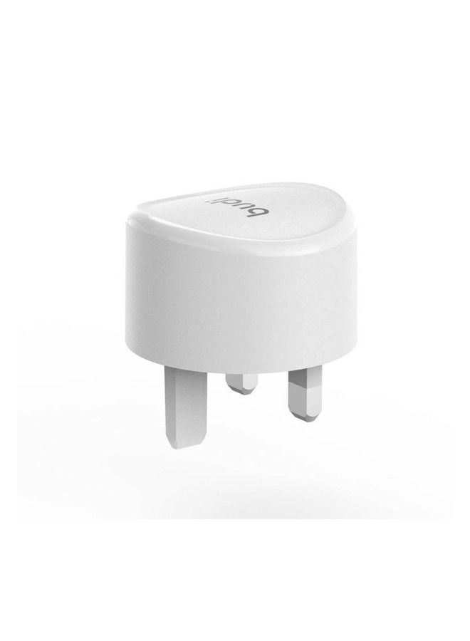 budi محول شاحن منزلي USB 2.4A من Budi 2 AC323UW - أبيض - Image 3