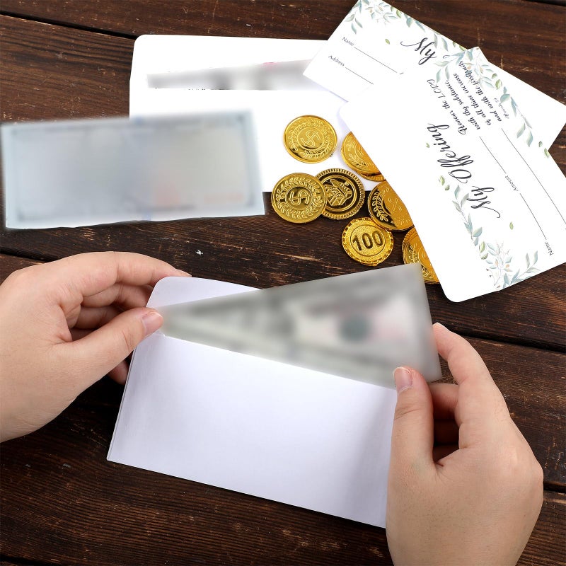 Woanger 500 Count Tithes and Offering Envelopes for Donation Envelope Bill Size Checks and Cash for Tithes and Offering(Classic) - Image 5