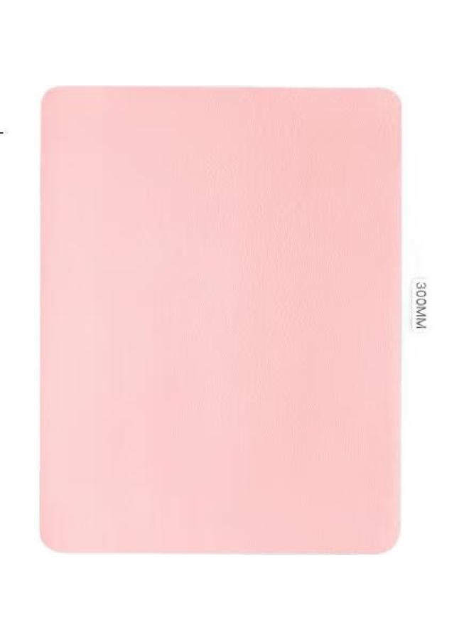Jplayer Mouse Pad Small Office Desk Pad Notebook Computer Pad Keyboard Pad Game Home Pad Skin-Friendly Pu Leather Waterproof And Stain Resistant 300*240Mm Sapphire Blue - Image 3