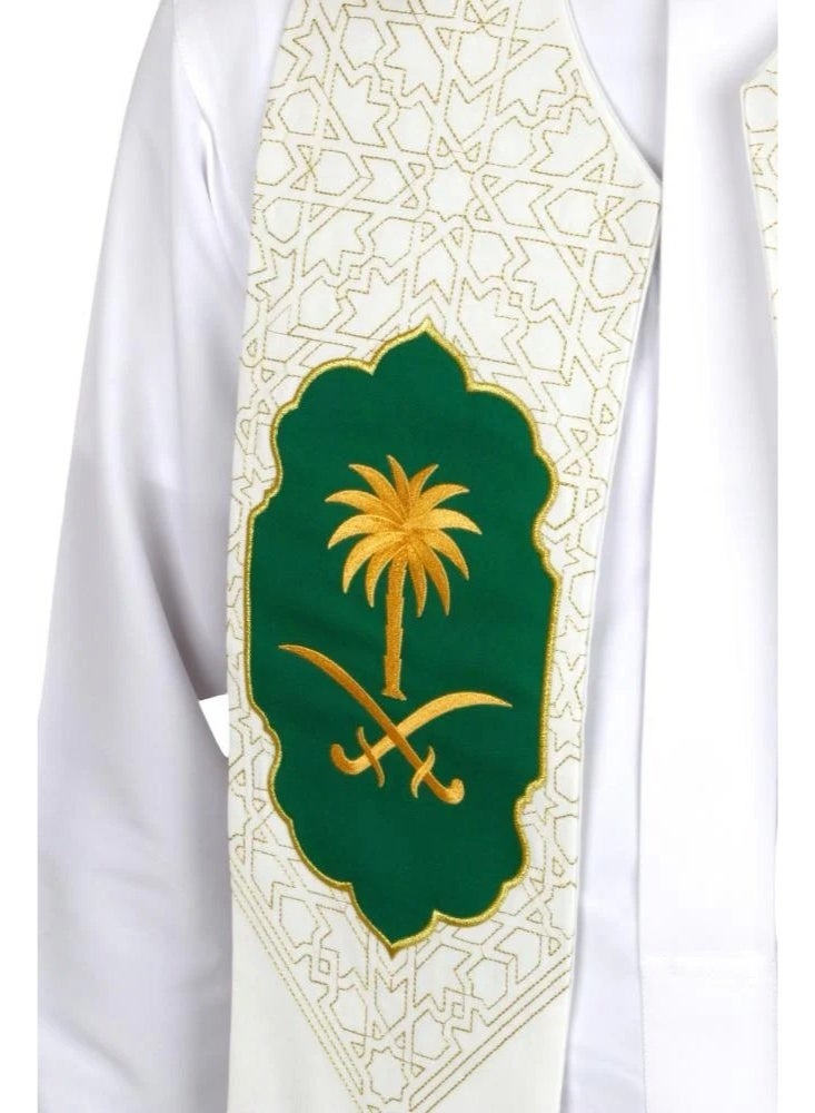 Toy Box Traditional Pattern Saudi National Day Scarf - Image 3