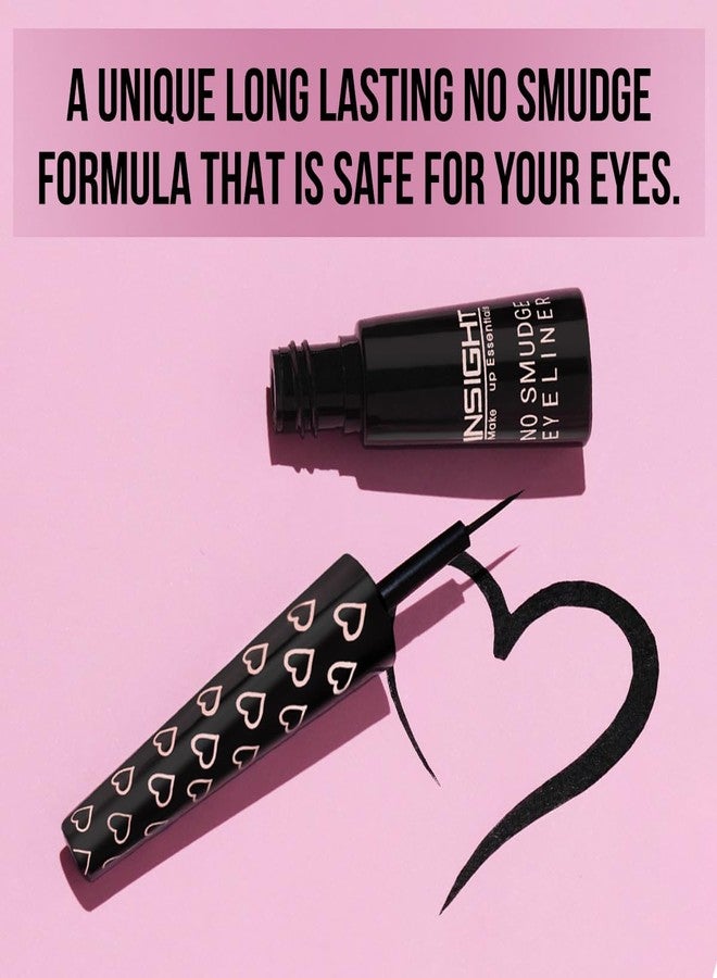 INSIGHT No Smudge Eyeliner - Black | Intense Matte Finish | Quick Drying |Smooth Application | Waterproof | Smudgeproof, 4 ml - Image 2