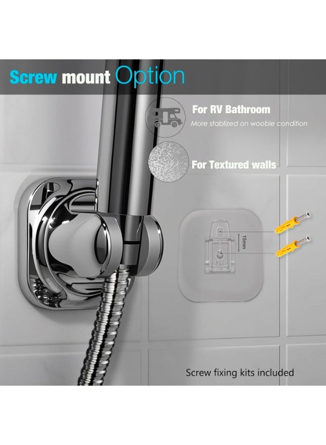 سونسر حامل رأس دش قابل للتعديل، حامل تثبيت على الحائط، زاوية 4 درجات، تركيب لاصق مع صمولة شد، متوافق مع عربات التخييم RV - Image 3