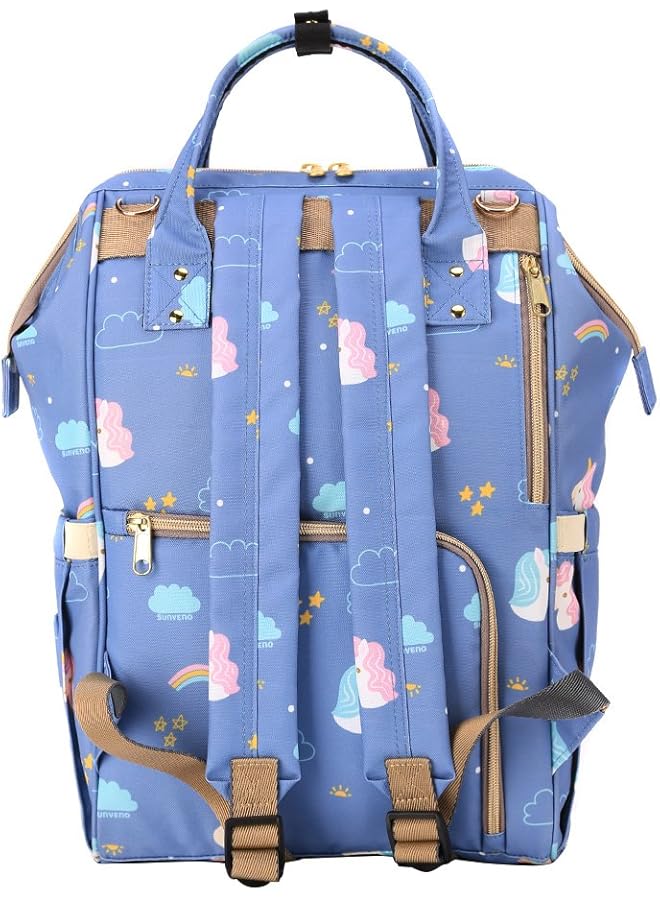 erorex Diaper Bag Printed Colors Unicorn Blue - Image 3